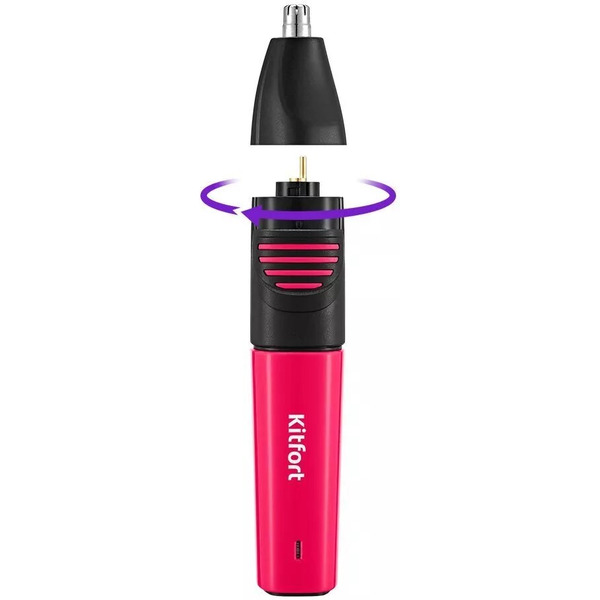 Триммер Kitfort КТ-3139-1 (Черно-малиновый)