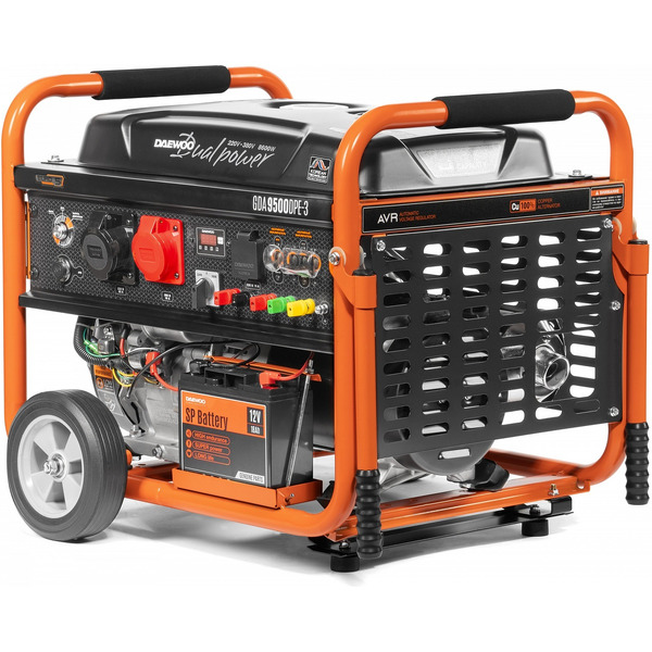 Бензиновый генератор Daewoo Power GDA 9500DPE-3