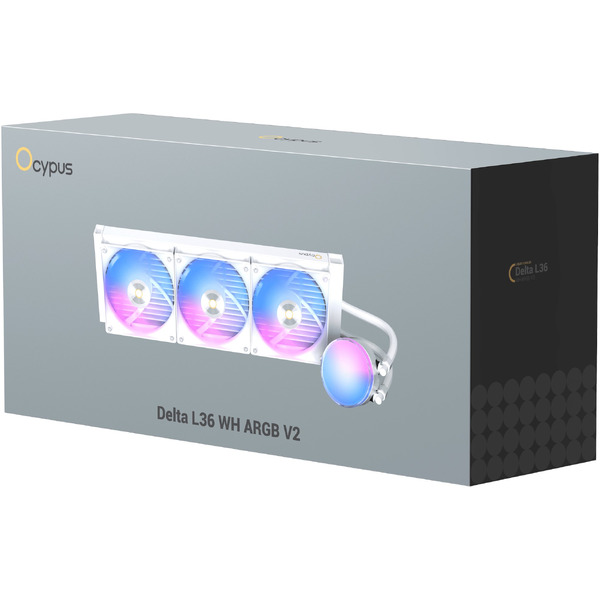 Система жидкостного охлаждения для процессора Ocypus Delta L36 WH ARGB V2 (белый)