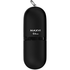 USB флеш Maxvi SF 64GB FD64GBUSB20C10SF (черный)