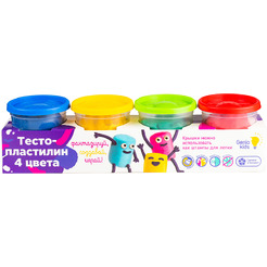 Набор для лепки Genio Kids Тесто-пластилин 4 цвета TA1010B