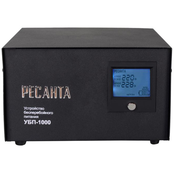 Источник бесперебойного питания Ресанта УБП-1000 (61/49/4)