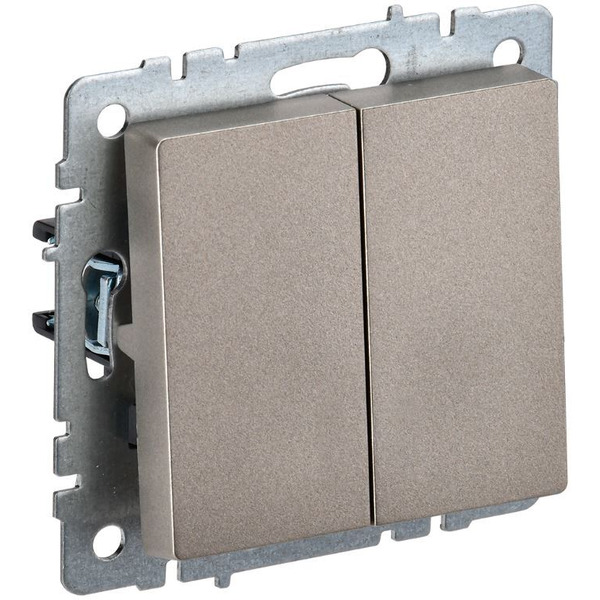 Выключатель IEK Brite ВС10-2-0-БрШ