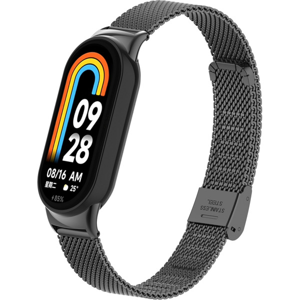Ремешок Bingo Stainless Grid для XIAOMI Mi Band 8 (черный)