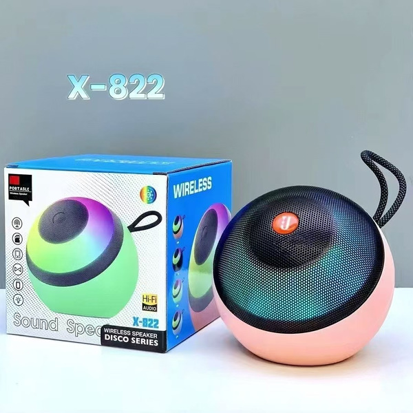 Беспроводная колонка Bseng X-822 (розовый)