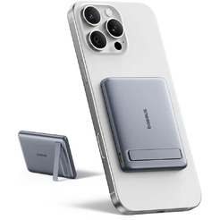 Внешний аккумулятор Baseus PicoGo AM31 Mini Magnetic Power Bank with Stand 20W 5000mAh (серый)