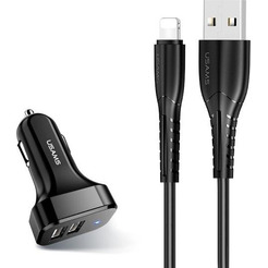 Автомобильное зарядное Usams US-CC087 microUSB (NTU35MC13TZ)