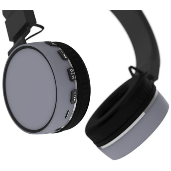 Наушники Ritmix RH-415BTH (черный/серый)