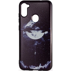 Задняя накладка CASE Print Samsung Galaxy A11 / Galaxy M11 луна в облаках