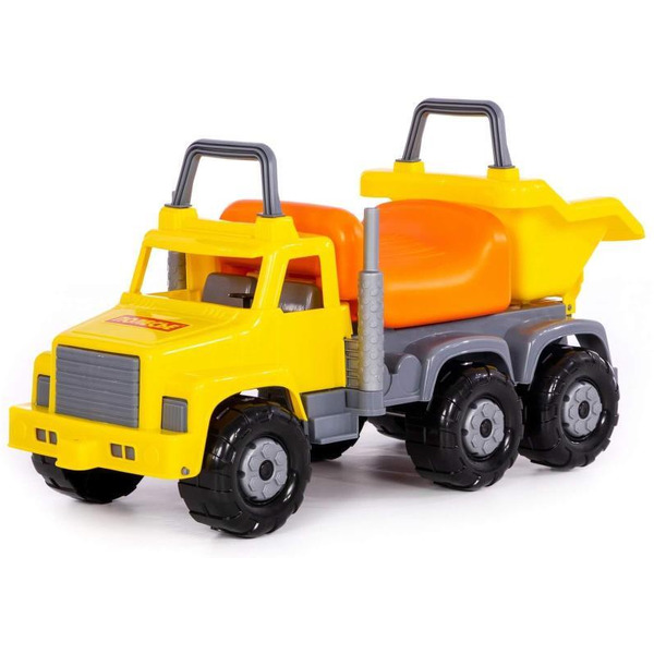 Автомобиль-каталка Полесье Супергигант-2 24583 (жёлто-оранжевый)