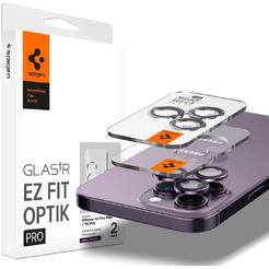 Защитное стекло Spigen Optik Ez Fit Camera для iPhone 14 Pro/14 Pro Max AGL05597 (2шт)