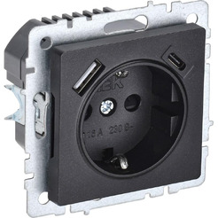 Розетка IEK Brite BR-R14-16-U22-018-K02