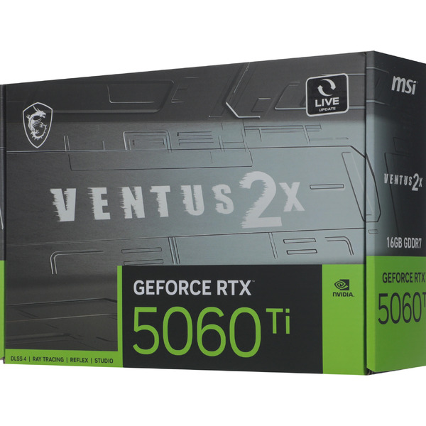 Видеокарта MSI GeForce RTX 5060 Ti 16G Ventus 2X Plus