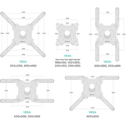 Кронштейн для телевизора Onkron M4 (белый)