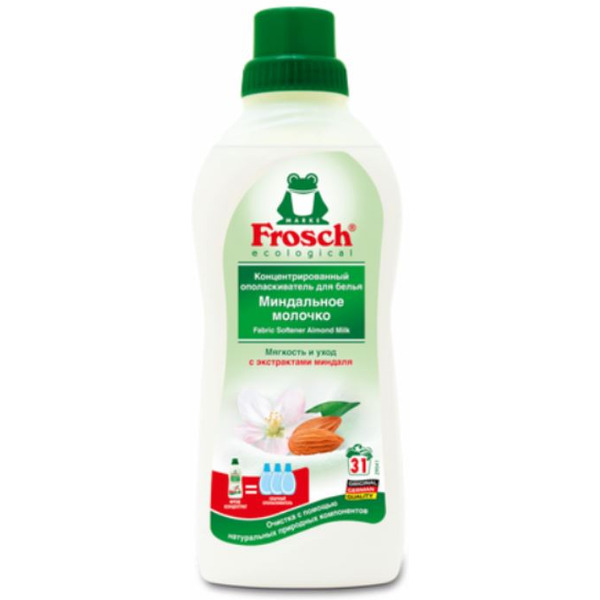 Кондиционер для белья Frosch Миндальное молочко 0.75л