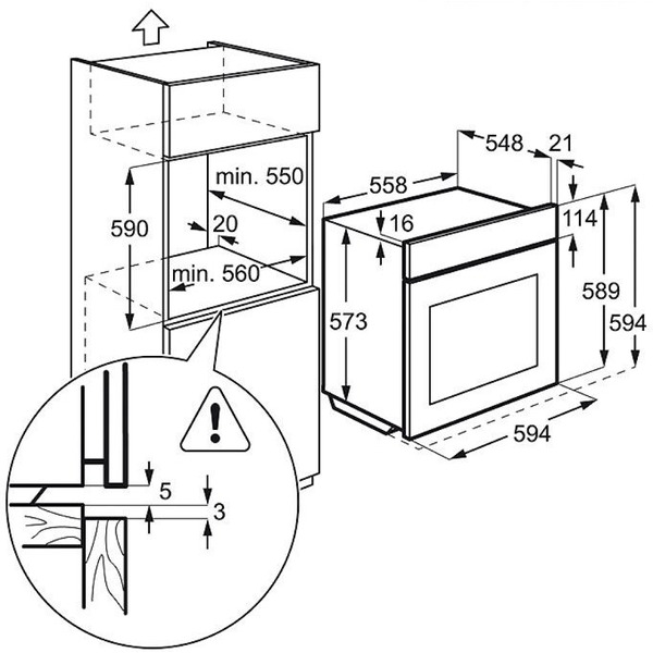 Духовой шкаф ELECTROLUX OPEB4330B