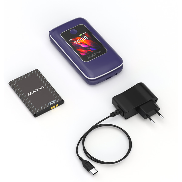 Мобильный телефон Maxvi E15 (фиолетовый)