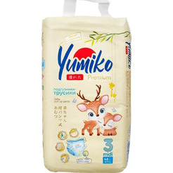 Подгузники-трусики детские Yumiko 3M (46шт)