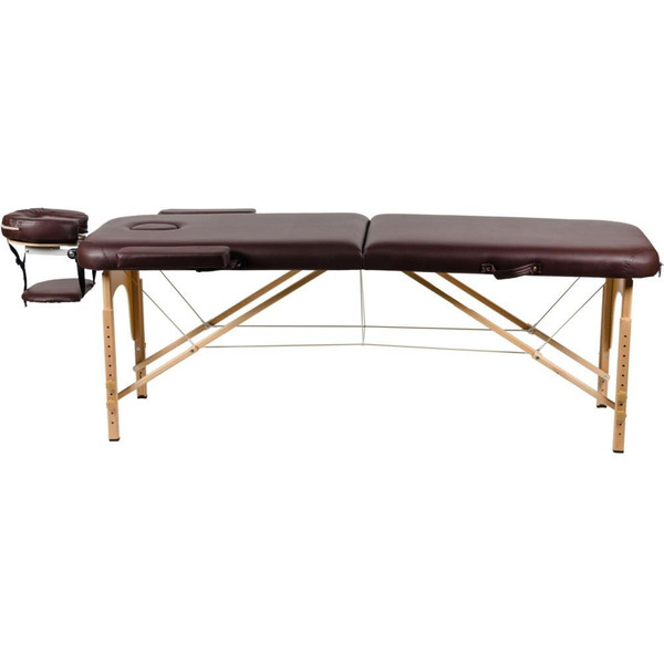 Массажный стол Atlas Sport Складной 2-с 70см (коричневый)