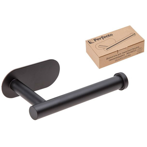 Держатель для туалетной бумаги самоклеящийся Perfecto Linea AQUARIUS 35-031001