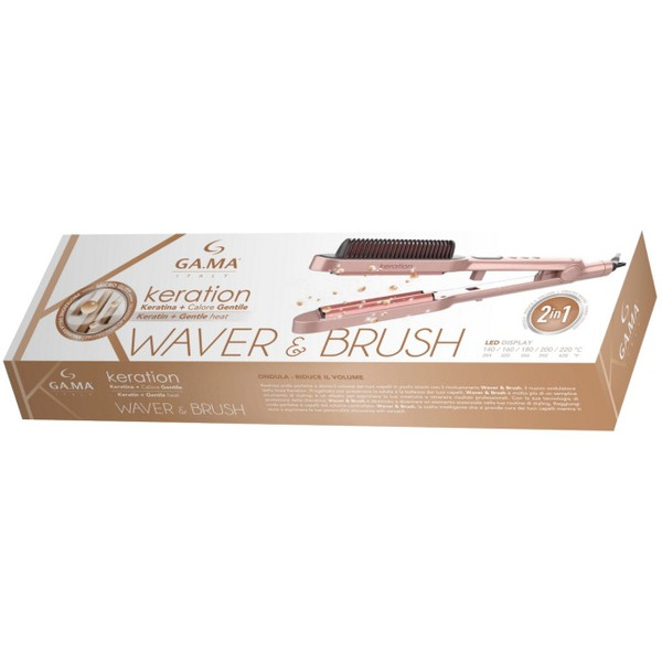 Щипцы – выпрямитель для волос GA.MA WAVER & BRUSH (GI1901)