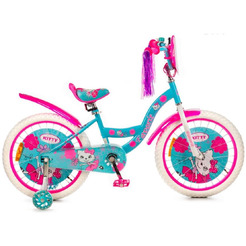 Детский велосипед Favorit Kitty KIT-20GN (розовый/бирюзовый)