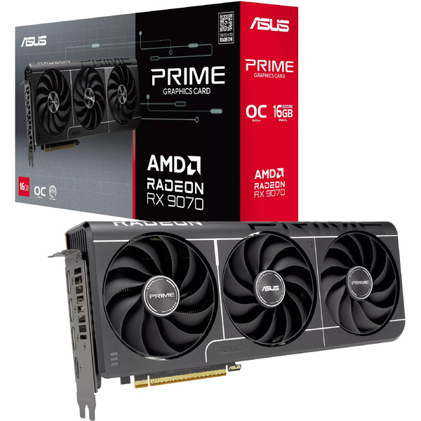 Видеокарта Asus PRIME-RX9070-O16G-EVO