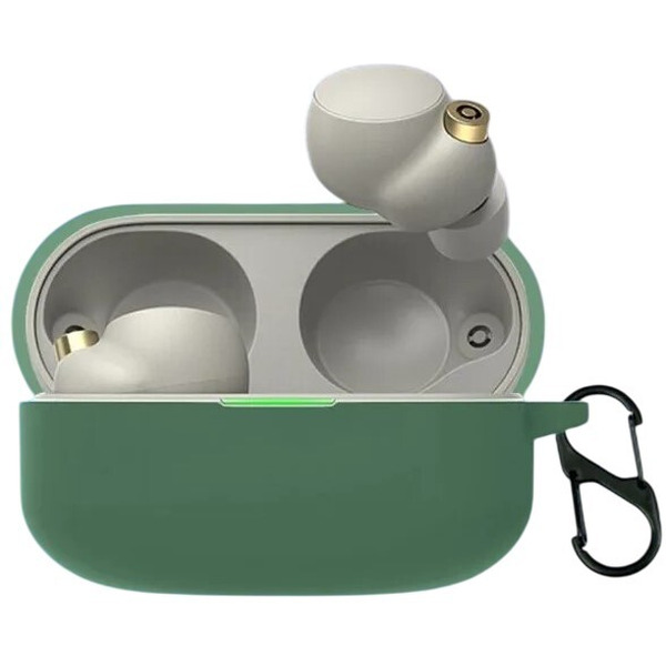 Чехол Bingo Silicone для SONY WF-1000XM4 (темно-зеленый)