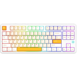 Клавиатура AJAZZ AK870 V2 Day Dream Switch (желтый/белый)