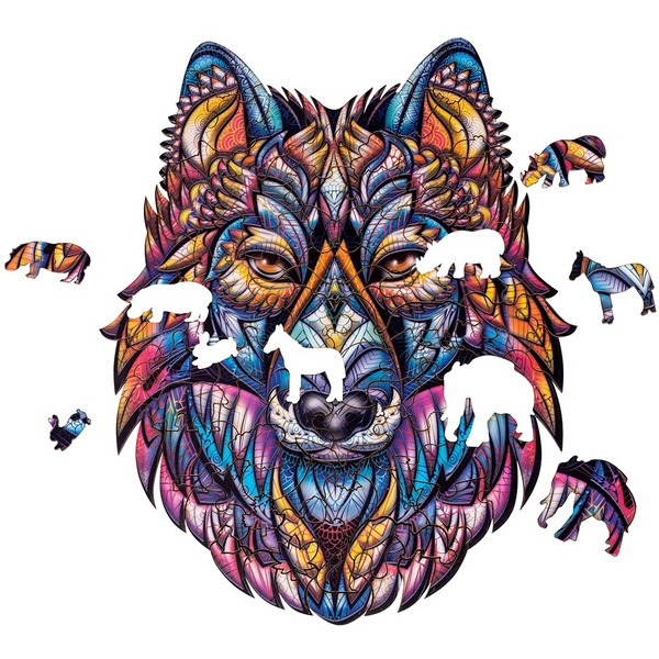 Сувенирный пазл MASTER WOOD Волк SWPW