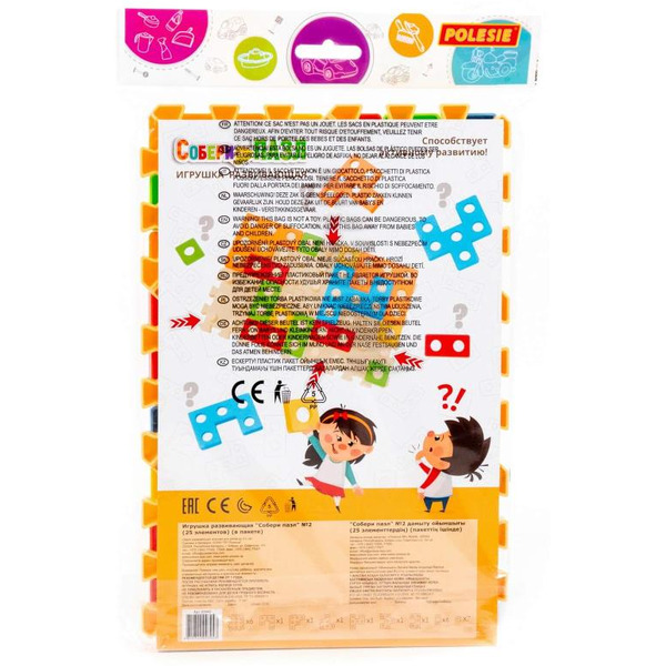 Игрушка развивающая Полесье Собери пазл №2 (25 элементов) 93943