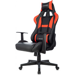 Кресло Zombie Game Penta (черный/красный)