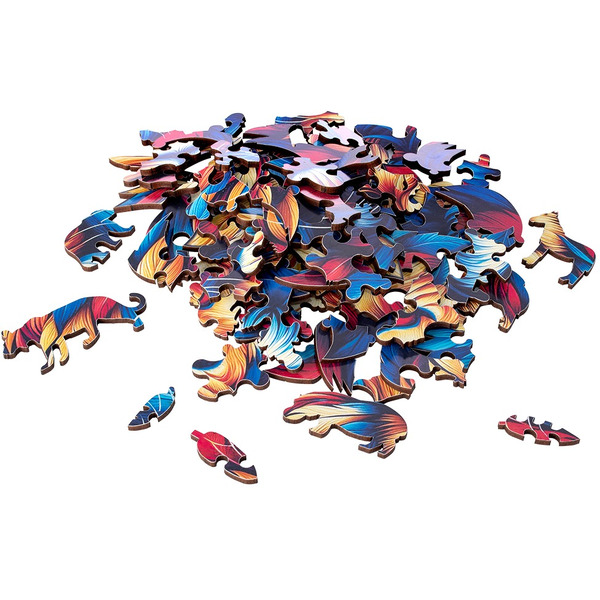 Сувенирный пазл MASTER WOOD Лев SWPL