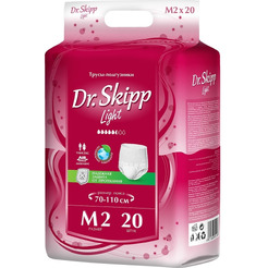 Трусы-подгузники для взрослых Dr.Skipp Light M2 (20 шт)