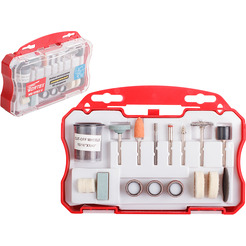 Набор аксессуаров для гравера 40 предметов в боксе для шлифовки WORTEX MGK052U11811