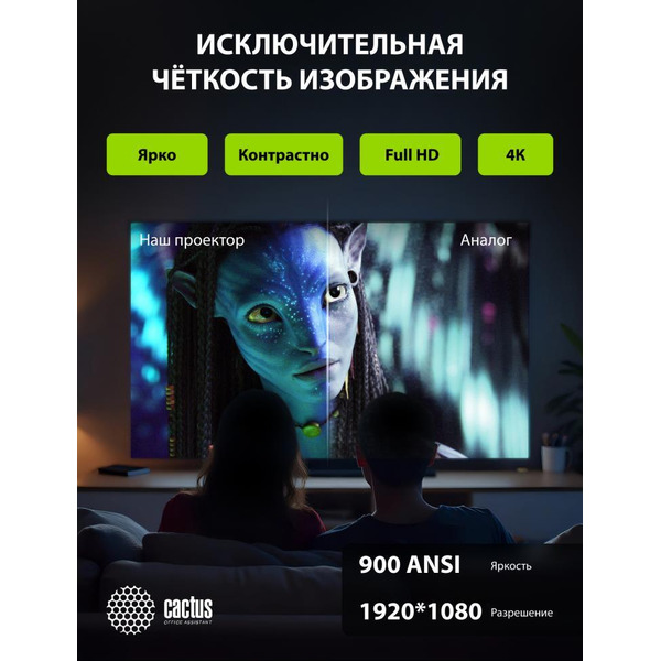 Проектор CACTUS CS-PRC.06B.WUXGA-A