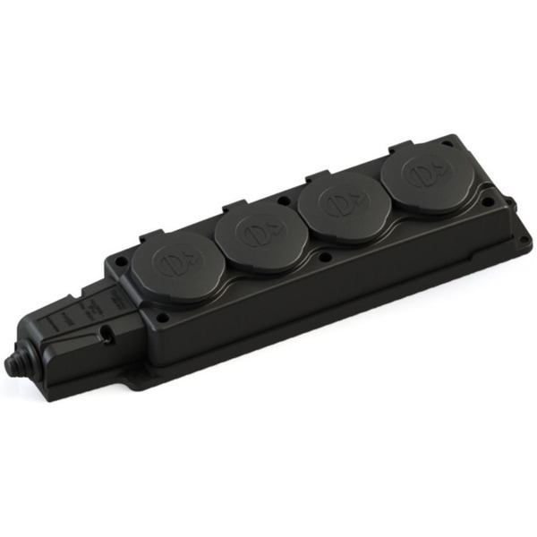 Колодка розеточная Systeme Electric MultiSet MST4104BK