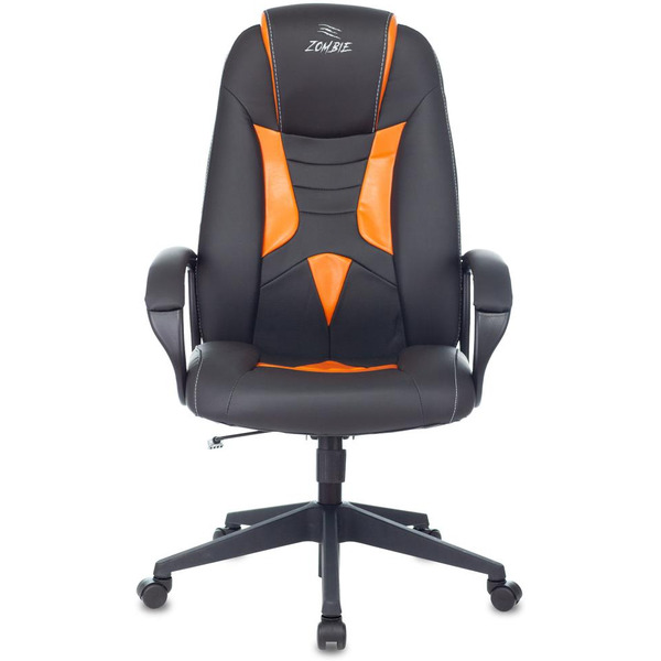 Кресло игровое Zombie 8 черный/оранжевый (1583067)