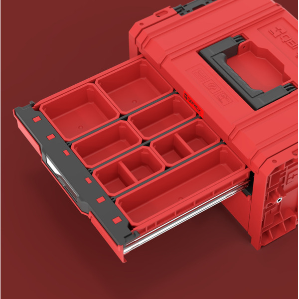 Ящик для инструментов Qbrick System PRO Drawer 2 Toolbox 2.0 Expert Red Ultra SKRQPROD2E2CCZEPG001