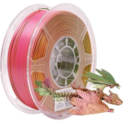 Пластиковая нить ESUN ePLA-Silk Magic filament 1.75 мм 1кг (золотой, красный, зеленый)