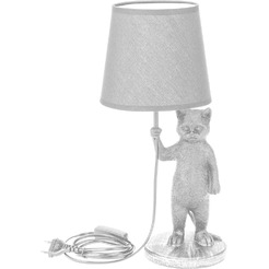 Светильник декоративный настольный REXANT 603-1019 МОБИ "Кот с зонтом" Е14, 40Вт, белый