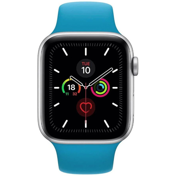 Ремешок Bingo Silicone для APPLE Watch 42/44/45mm (S) Голубой
