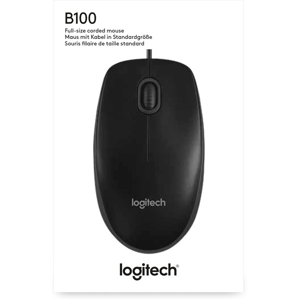 Мышь LOGITECH B100 (L910-003357)