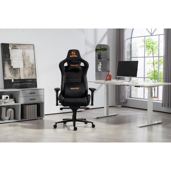 Игровое кресло EVOLUTION CONQUEROR FABRIC Black