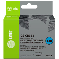 Картридж струйный Cactus CS-CB335 №140 (черный)