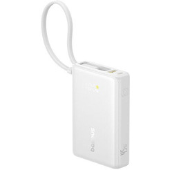 Внешний аккумулятор Baseus Picogo PPPG-1W45C Digital Display Power Bank 45W 10000mAh (белый)