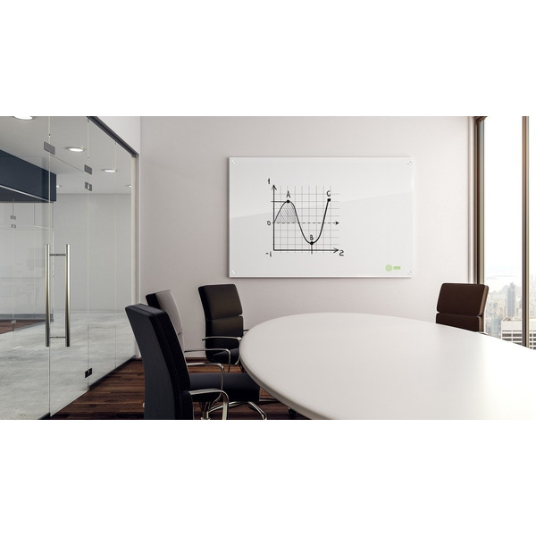 Доска стеклянная Cactus CS-GBD-120X150-UWT-TM