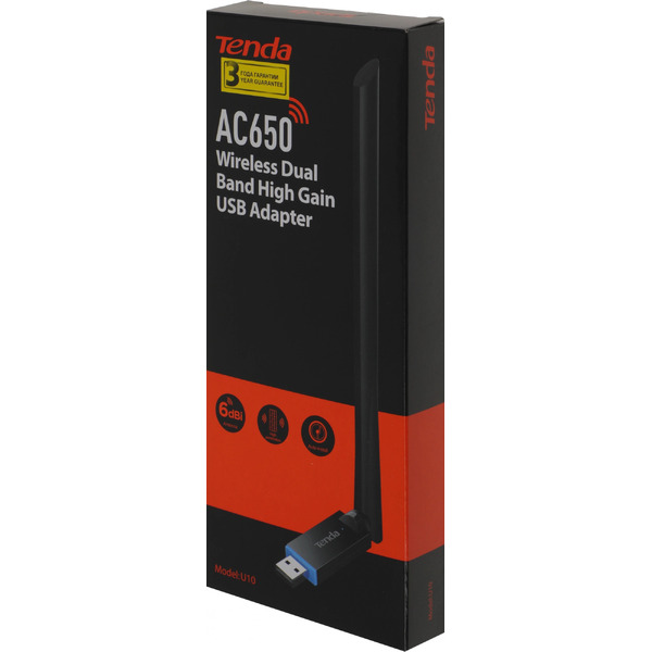 Адаптер Wi-Fi Tenda U10(AC650)