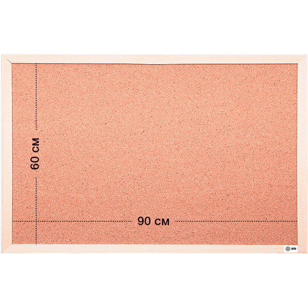 Доска пробковая Cactus CS-CWBD-60X90