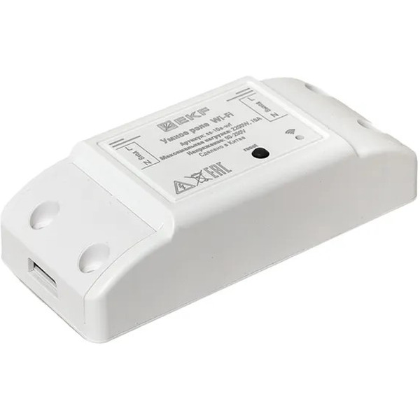 Умное реле 10А Wi-FI EKF Connect ss-10a-wf
